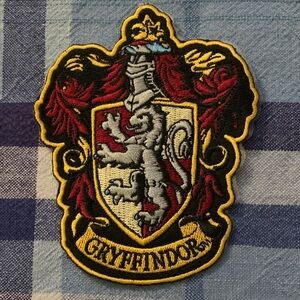 Gryffindor Embroidered Patch - Red, Gold, Black